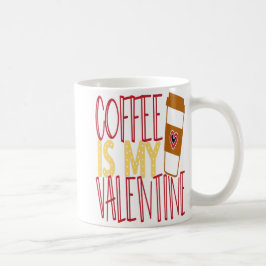 Moderne Valentinische Liebe Kaffeetasse