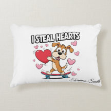 Moderne Valentinpillows für Paare