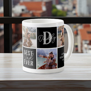 Moderne Vater-FotoCollage Kaffeetasse