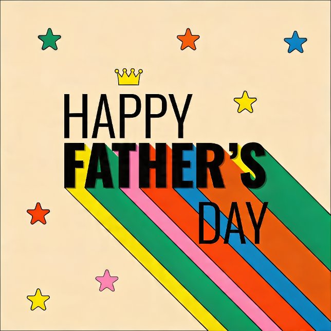 Moderne Vatertagsgeschenk-Socken Socken (Happy Father's Day Design!)