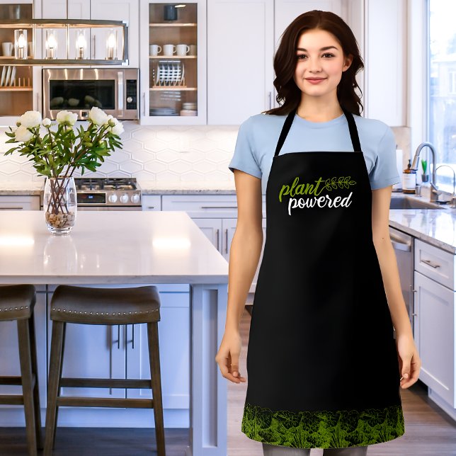 Moderne Vegane Pflanze Powered Schürze (Von Creator hochgeladen)