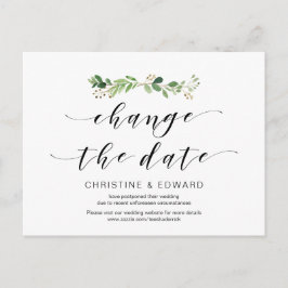 Moderne Vegetation, Datumsänderung, Zurückgestellt Postkarte