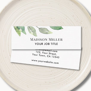 Moderne Vegetation Mini Visitenkarte