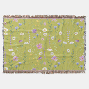 Moderne Vegetation Wasserfarben Rustikale Botanisc Decke