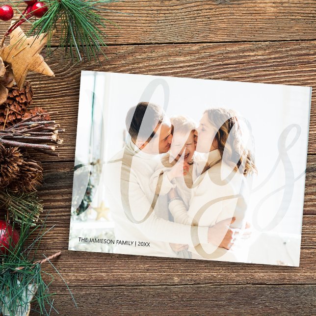 Moderne, vereinfachende Hugs Foto Weihnachten (Von Creator hochgeladen)