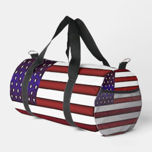Moderne verkörperte amerikanische Flagge Zippo Lig Duffle Bag