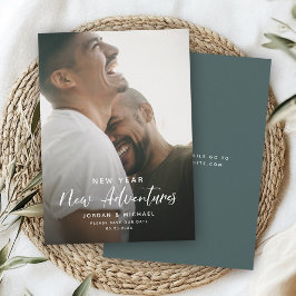 Moderne Verlobung des Neujahrs | Adventures Script Save The Date