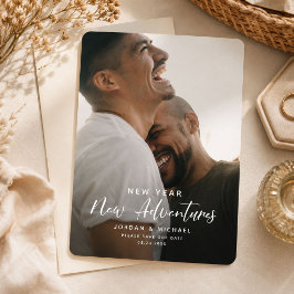 Moderne Verlobung des Neujahrs | Adventures Script Save The Date