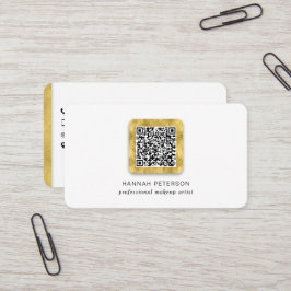 Moderne Vernetzung Social Media QR Code Trendy Bus Visitenkarte
