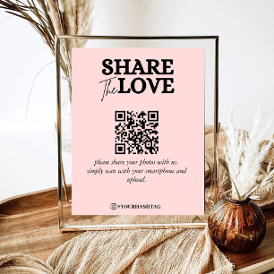 Moderne Verwendung des QR-Codes für die Liebe in R Poster