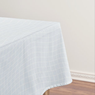 Moderne verzerrte Gitter   Minimalistische fließen Tischdecke