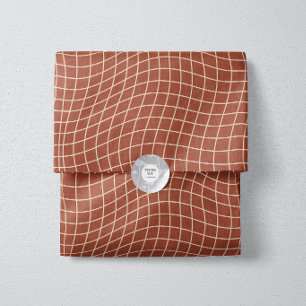 Moderne verzerrte Gitterstruktur   Minimalistische Seidenpapier