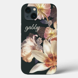 Moderne verzierte große Florals Benutzerdefinier Case-Mate iPhone Hülle