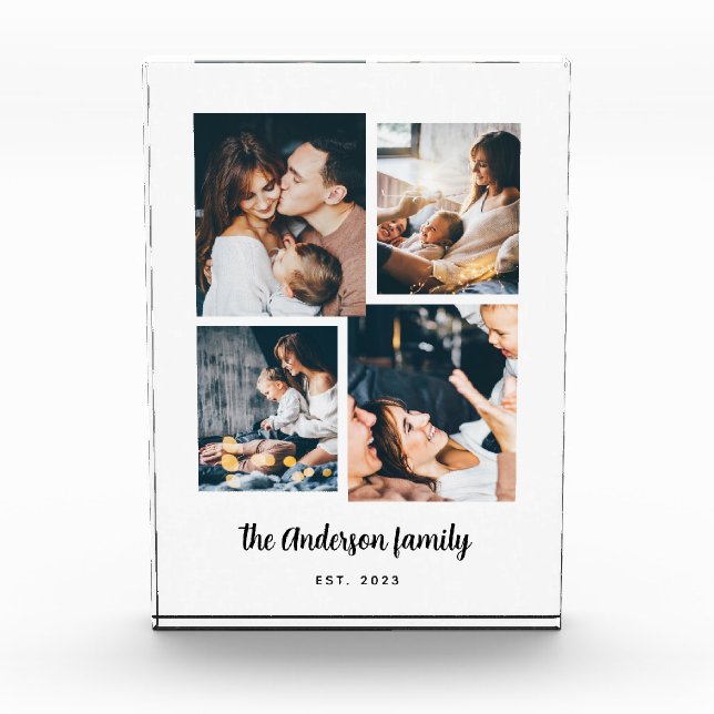 Moderne Vier FotoCollage | FOTO (Vorderseite)