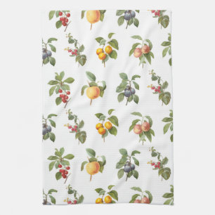 moderne Vintage botanische Früchte Geschirrtuch