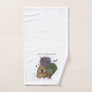 Moderne Vintage französische Bauernblüte Handtuch