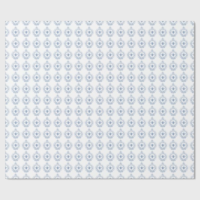 moderne Vintage französische Bauernpflanze Geschenkpapier (Flach)