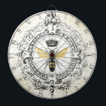 MODERNE VINTAGE französische Königinbiene Dartscheibe<br><div class="desc">MODERNE VINTAGE französische Königinbiene</div>