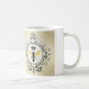 moderne Vintage französische Königinbiene Kaffeetasse