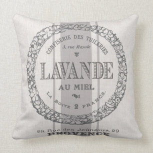 moderne vintage französische Lavendel-Kornsäckchen Kissen