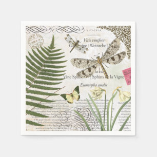 moderne Vintage französische Libelle Serviette