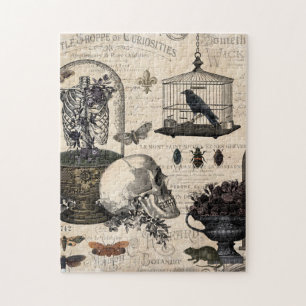 Moderne Vintage-Halloween-Garten