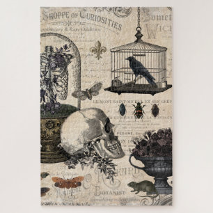 Moderne Vintage-Halloween-Garten