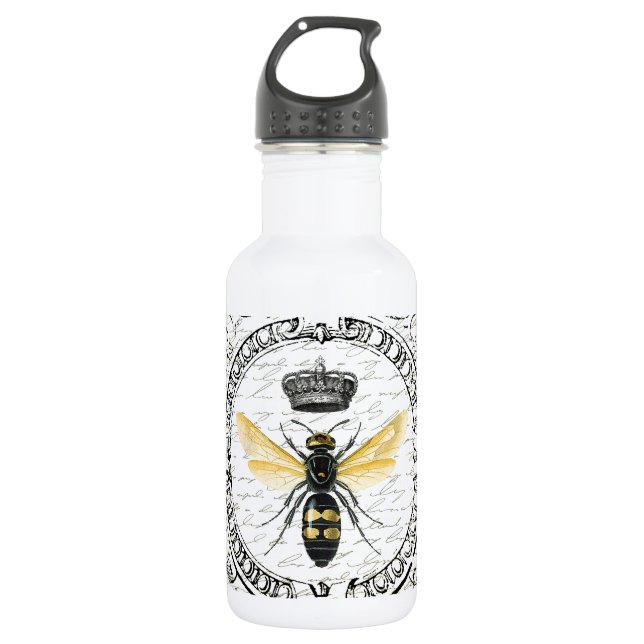 MODERNE VINTAGE Königin Edelstahlflasche (Vorderseite)