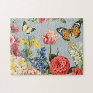moderne vintage mehrfache botanische Blumen