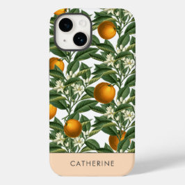 Moderne Vintage Orangenfrüchte Case-Mate iPhone 14 Hülle