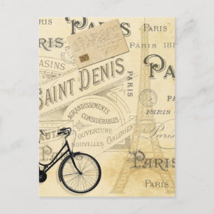 Moderne Vintage Postkarte