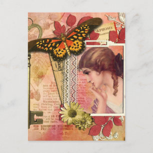 Moderne Vintage Postkarte