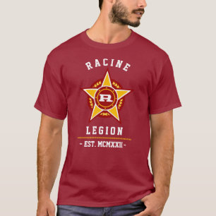 Moderne Vintage Racine Legion Est. Dunkel T-Shirt