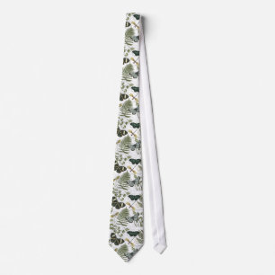 moderne Vintage Schmetterlinge und Libellen Krawatte
