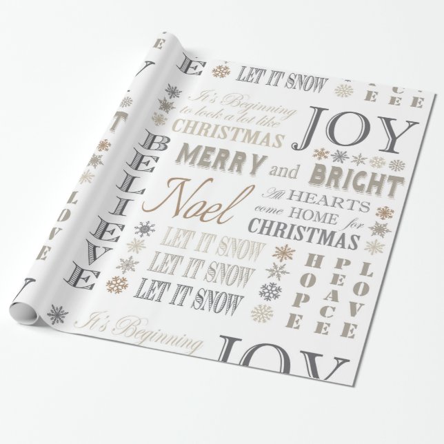 moderne Vintage Urlaubssätze Geschenkpapier (Ungerollt)