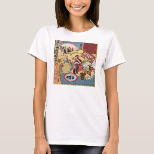 moderne Vintage Western Cowgirl T-Shirt