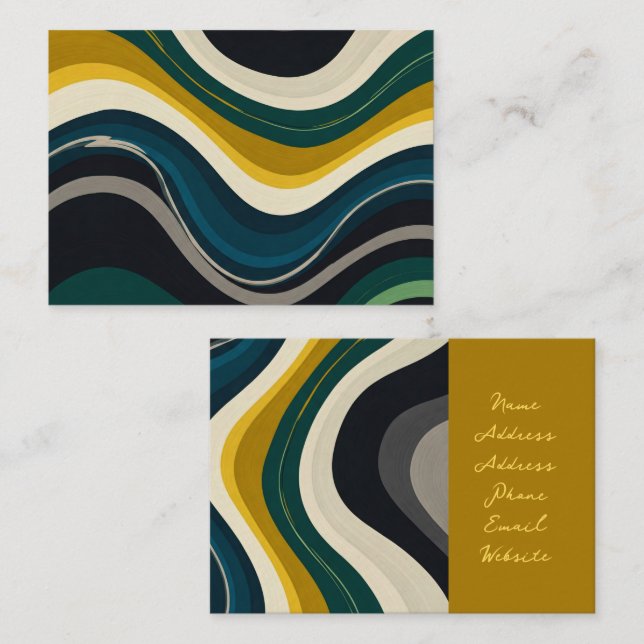 Moderne Visitenkarte (Vorne/Hinten)