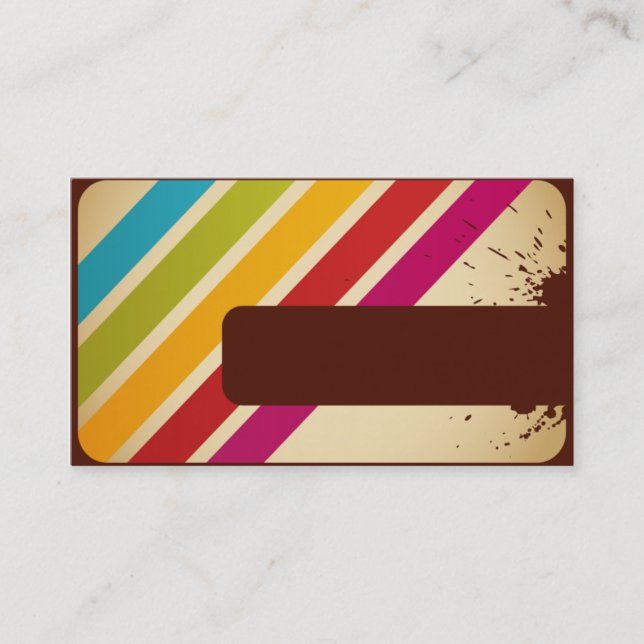 moderne Visitenkarte (Vorderseite)