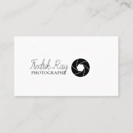 Moderne Visitenkarte für Fotografen