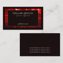 Moderne Visitenkarte für Rote Flora