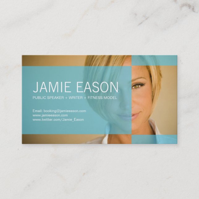 Moderne Visitenkarte - Jamie Eason (Vorderseite)