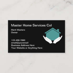 Moderne Visitenkarten für Heimservices Visitenkarte