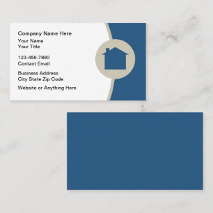 Moderne Visitenkarten für Heimservices Visitenkarte