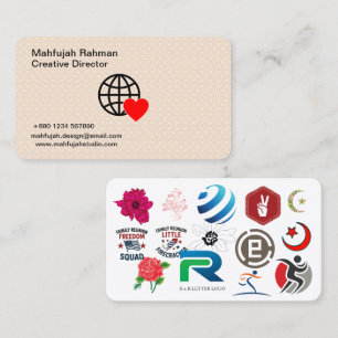 Moderne Visitenkarten Premium Creative Branding Visitenkarte