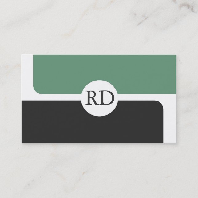 Moderne Visitenkarten Visitenkarte (Vorderseite)