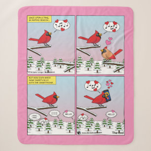 Moderne Vogelpaarung ruft Comic auf Sherpadecke