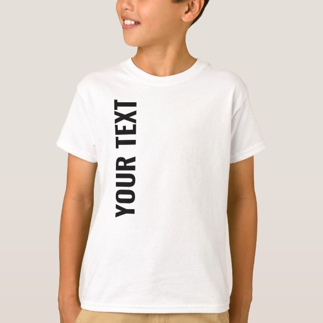 Moderne Vorlagenkörper Kinder Cooler großer Schrif T-Shirt (Vorderseite)