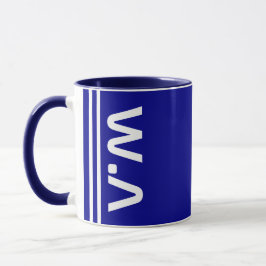 Moderne Vorstellungen und Name | Best Monogram Nav Tasse