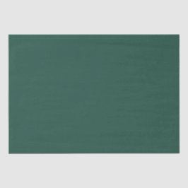 Moderne waldgrüne Schlichte Solid Color Seidenpapier