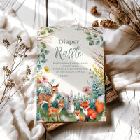 Moderne Waldtiere Walddiapper Raffle
